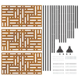 Schermo per Privacy Grigio Acciaio