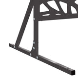 Schermo per Privacy 100 x 50 x 180 cm Acciaio Nero