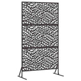 Schermo per Privacy 100 x 50 x 180 cm Acciaio Nero