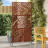 Schermo per Privacy 100 x 50 x 180 cm Acciaio Corten Ruggine