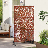 Schermo per Privacy 100 x 50 x 180 cm Acciaio Corten Ruggine