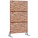 Schermo per Privacy 100 x 50 x 180 cm Acciaio Corten Ruggine