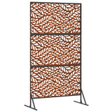 Schermo per Privacy 100 x 50 x 180 cm Acciaio Corten Ruggine