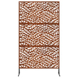 Schermo per Privacy 100 x 50 x 180 cm Acciaio Corten Ruggine