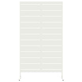 Schermo per Privacy 100 x 50 x 180 cm Acciaio Bianco