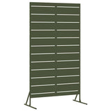 Schermo per Privacy 100 x 50 x 180 cm Acciaio Verde Oliva
