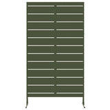 Schermo per Privacy 100 x 50 x 180 cm Acciaio Verde Oliva