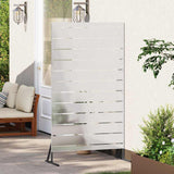 Schermo per Privacy 100 x 50 x 180 cm Acciaio Inox Argento