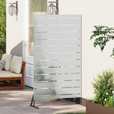 Schermo per Privacy 100 x 50 x 180 cm Acciaio zincato Argento