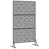 Schermo per Privacy 100 x 50 x 180 cm Acciaio Nero