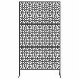 Schermo per Privacy 100 x 50 x 180 cm Acciaio Nero