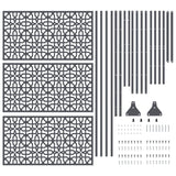 Schermo per Privacy Antracite Acciaio