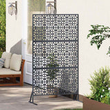 Schermo per Privacy 100 x 50 x 180 cm Acciaio Antracite