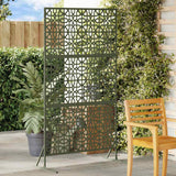 Schermo per Privacy 100 x 50 x 180 cm Acciaio Verde Oliva