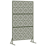 Schermo per Privacy 100 x 50 x 180 cm Acciaio Verde Oliva