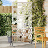 Schermo per Privacy 100 x 50 x 180 cm Acciaio Inox Argento