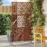 Schermo per Privacy 100 x 50 x 180 cm Acciaio Corten Ruggine