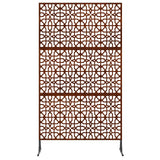 Schermo per Privacy 100 x 50 x 180 cm Acciaio Corten Ruggine