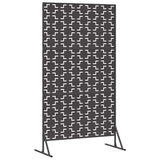Schermo per Privacy 100 x 50 x 180 cm Acciaio Nero