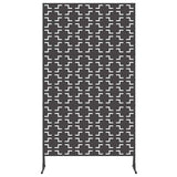 Schermo per Privacy 100 x 50 x 180 cm Acciaio Nero