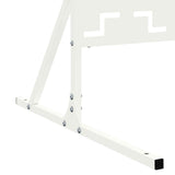 Schermo per Privacy 100 x 50 x 180 cm Acciaio Bianco