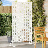 Schermo per Privacy 100 x 50 x 180 cm Acciaio Bianco