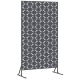 Schermo per Privacy 100 x 50 x 180 cm Acciaio Antracite