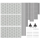 Schermo per Privacy Grigio Acciaio