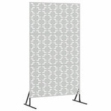 Schermo per Privacy 100 x 50 x 180 cm Acciaio zincato Argento