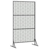 Schermo per Privacy 100 x 50 x 180 cm Acciaio zincato Argento