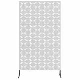 Schermo per Privacy 100 x 50 x 180 cm Acciaio zincato Argento