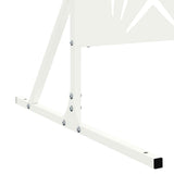 Schermo per Privacy 100 x 50 x 180 cm Acciaio Bianco
