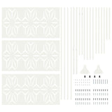 Schermo per Privacy Bianco Acciaio