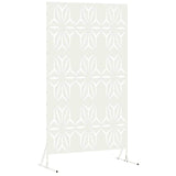 Schermo per Privacy Bianco Acciaio