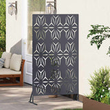 Schermo per Privacy 100 x 50 x 180 cm Acciaio Antracite