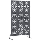 Schermo per Privacy 100 x 50 x 180 cm Acciaio Antracite