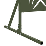 Schermo per Privacy 100 x 50 x 180 cm Acciaio Verde Oliva