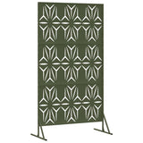 Schermo per Privacy 100 x 50 x 180 cm Acciaio Verde Oliva