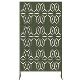 Schermo per Privacy 100 x 50 x 180 cm Acciaio Verde Oliva