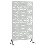 Schermo per Privacy 100 x 50 x 180 cm Acciaio zincato Argento