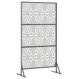 Schermo per Privacy 100 x 50 x 180 cm Acciaio zincato Argento