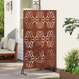 Schermo per Privacy 100 x 50 x 180 cm Acciaio Corten Ruggine