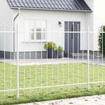 Recinzione per Giardino Bianco 170 x 150 cm