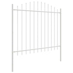 Recinzione per Giardino Bianco 170 x 150 cm