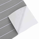 Pavimento per Barca Grigio chiaro e bianco 240 x 90 cm