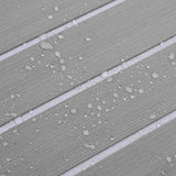 Pavimento per Barca Grigio chiaro e bianco 240 x 90 cm