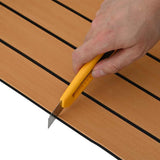 Pavimento per Barca Marrone e nero 240 x 60 cm Schiuma EVA