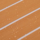 Pavimento per Barca Marrone e bianco 240 x 60 cm Schiuma EVA