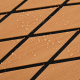 Pavimento per Barca Marrone e nero 190 x 70 cm Schiuma EVA