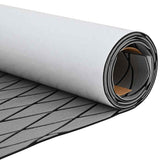 Pavimento per Barca grigio chiaro e nero 190 x 70 cm